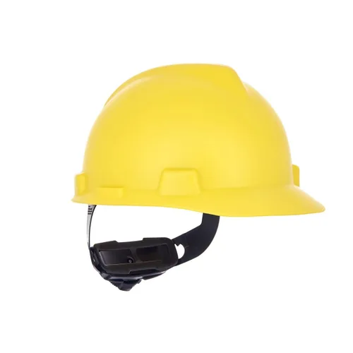 Miniatura 5 de MSA 10203088 V-Gard - Casco de seguridad estilo gorra, con suspensión de trinquete Fas-Trac III, carcasa de polietileno, protección contra impactos