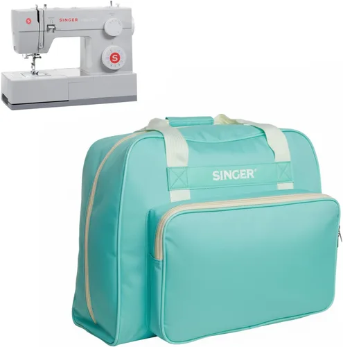 Miniatura 11 de SINGER Estuche para transportar máquina, negro, estuche espacioso que se adapta a la mayoría de las máquinas de coser estándar y serger