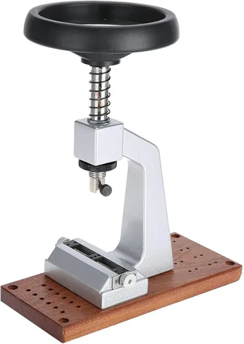 Miniatura 4 de Herramienta de extracción de espalda de reloj, 5700 reloj prensa caja de reloj de apertura trasera tornillo estilo ostra abridor de reloj con base