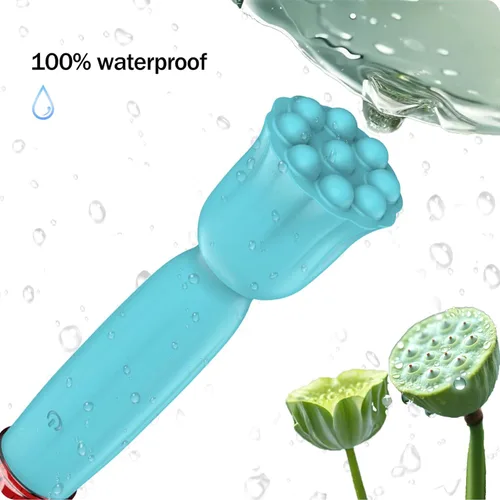 Miniatura 6 de Mini masajeador de mano, masajeador portátil impermeable IPX65 con silicona suave, alivio muscular de cuerpo completo para cabeza, cara, cuello