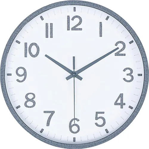 Miniatura 15 de Wall Clock, Modern 8 Inch Small Wall Clocks Battery Operated, Silent Non-Ticking Analog Classic for Office, Home, Bathroom, Kitchen, Bedroom