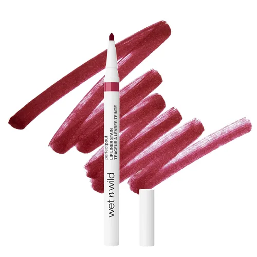 Miniatura 10 de wet n wild Perfect Pout - Lápiz delineador de labios de gel retráctil mate, rico color cremoso de larga duración, aplicación bien definida e