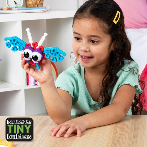 Miniatura 4 de KID K'NEX - Juego de constructores en ciernes, 100 piezas, construcción STEM preescolar, juego de construcción para niños, juego creativo