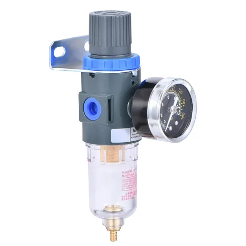 Regulador de presión del filtro de aire NPT de 1/4", filtro compresor de herramienta de aire trampa de agua con medidor por ZHONG AN