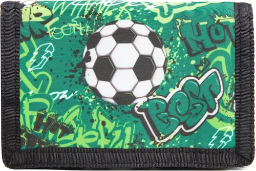 Billetera para niños y niñas, cartera para niños pequeños, billetera de lona triple para exteriores, para niños y niños, cartera novedosa para