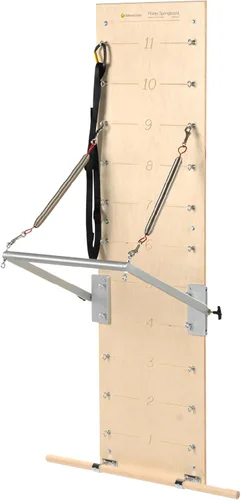 Balanced Body Tabla de Resortes de Pilates con Barra de Empuje, Equipo de Entrenamiento de Pilates Montado en la Pared para Uso en Gimnasio en Casa
