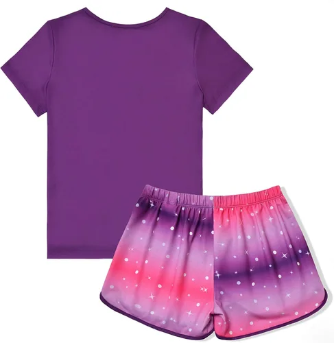Miniatura 2 de CHILDRENSTAR Conjunto de pijama de verano a juego para niñas y muñecas