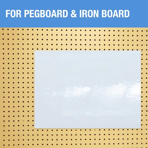 Miniatura 7 de HOMiDEK Pizarra blanca grande con respaldo magnético: hoja de escritura flexible de borrado en seco de 17 x 24, pizarra blanca extraíble