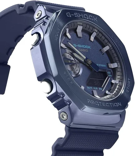 Miniatura 5 de Casio Reloj de cuarzo analógico digital para mujer con correa de plástico GM-2100N-2AER azul GM-2100N-2AER Azul GM-2100N-2AER