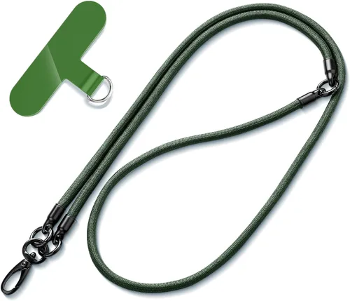 Miniatura 14 de Cordón para teléfono, correas antirrobo 3 en 1, cordón cruzado, soporte para el cuello y correa para la muñeca, correa universal desmontable