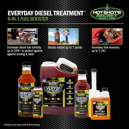 Miniatura 8 de Hot Shot S Secret HSSEDT16ZS Tratamiento Diesel diario – 16 fl. oz.