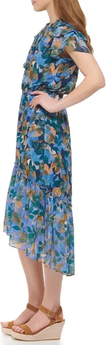 Miniatura 2 de Vince Camuto Vestido casual con falda escalonada para mujer