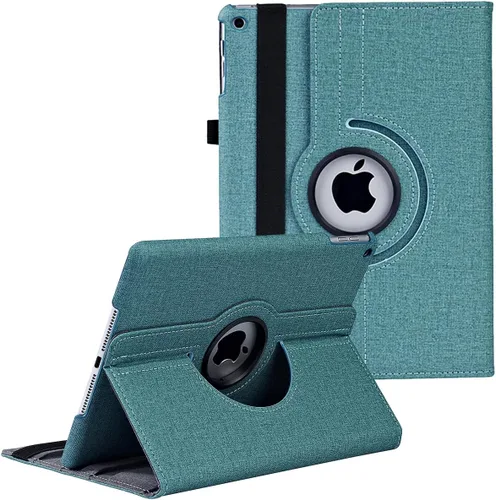 Miniatura 19 de Funda para iPad de 9.7 pulgadas 2018 2017/iPad Air 2 – Funda protectora con soporte giratorio de 360 grados, funda protectora inteligente