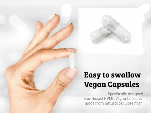 Miniatura 3 de DR WAKDE'S Natural Health Care, London Cápsulas vegetarianas Tamaño 00 5000 Cápsulas HPMC Clear Vegano Sin gelatina Disponible