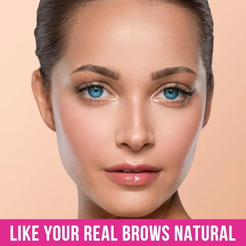 Miniatura 2 de iMethod Lápiz de microblading para cejas - Lápiz para cejas 2 en 1 de doble punta con aplicador de punta de micro-horquilla de 3 puntas y punta