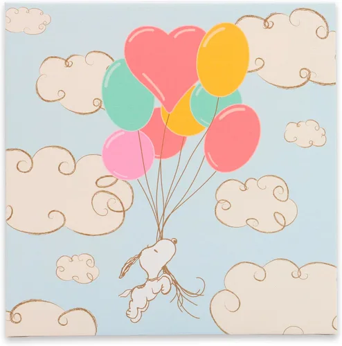 Miniatura 9 de Open Road Brands Peanuts Snoopy y Woodstock Flower Bloom Gallery - Lienzo decorativo para pared, bonita imagen de Snoopy para el hogar