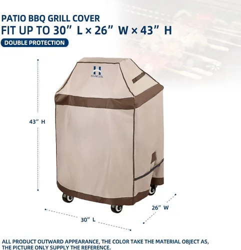 Miniatura 3 de HAMLER Funda para Parrilla de 30 Pulgadas, Cubiertas para Barbacoa Resistentes e Impermeables de Servicio Pesado, Fundas para Parrilla de Gas