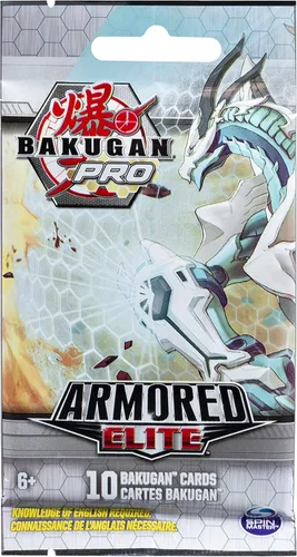 Miniatura 7 de Bakugan Pro, Armored Elite Booster Pack con 10 tarjetas coleccionables coleccionables, para edades de 6 años en adelante