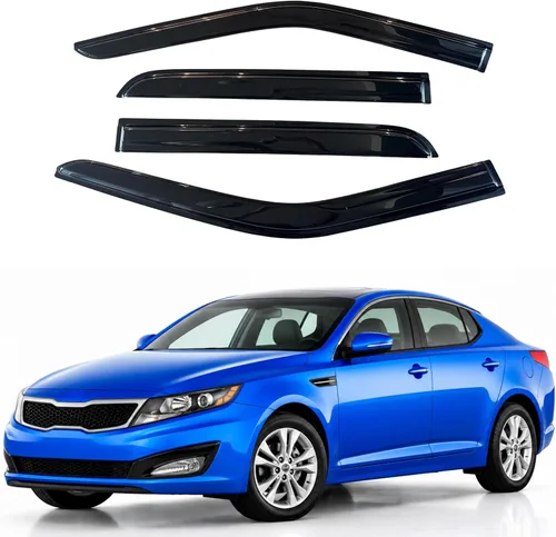 Miniatura 150 de Visor para ventana IG para Hyundai Venue 2020-2023, protector contra la lluvia, adhesivo extra duradero, deflector de viento para lado