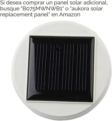 Miniatura 8 de Aukora - Luces de jardín de bola de vidrio con cambio de color a energía solar, lámparas de mesa impermeables para noche, para patio, fiesta