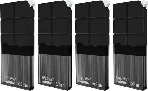 Miniatura 13 de Mr. Pen - Recambios de plomo de 0.020 in para lápices mecánicos, 600 piezas (150 por tubo) Negro, plomo de grafito 2B, repuestos de lápiz mecánico