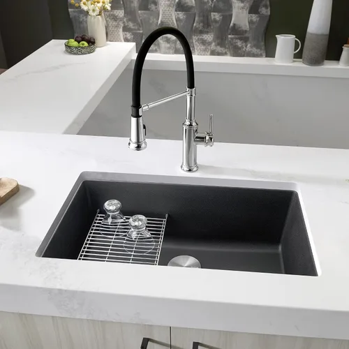Miniatura 2 de BLANCO 442534 Precis - Fregadero de cocina de cuenco único, antracita de 30
