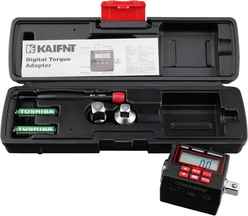 Adaptador de par digital K552, 3/8 pulgadas 5 a 100 pies·libras, notificación de flash zumbador/LED, doble dirección