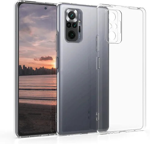 Miniatura 5 de kwmobile Funda compatible con Xiaomi Redmi Note 10 Pro - Funda transparente Funda suave delgada flexible protectora TPU teléfono cubierta