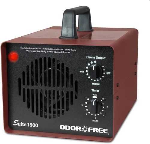 OdorFree Suite 1500 Máquina de Ozono para Eliminación de Olores de Apartamentos Pequeños, Hoteles, Vehículos y Barcos - Generador de Ozono