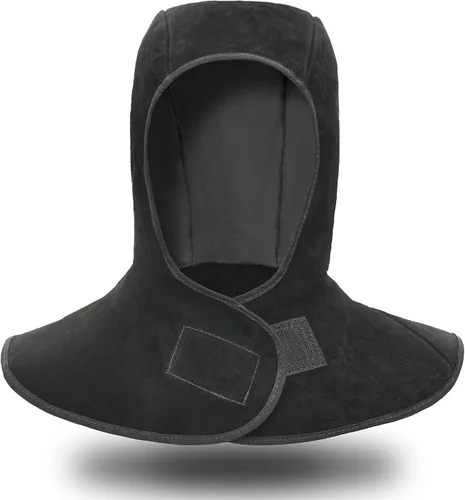 Miniatura 2 de Leaseek Capucha de soldadura, tapa protectora ignífuga de soldadura con cuello y hombro, accesorios para casco de soldadura, protección