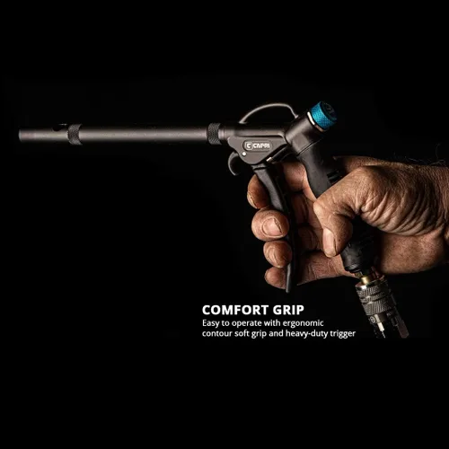 Miniatura 7 de Capri Tools - CP21350 Windstorm EX pistola de aire de alto rendimiento con flujo de aire ajustable y boquilla extensible