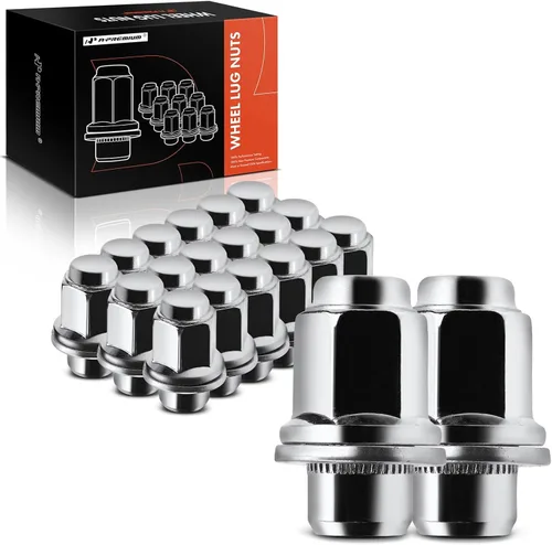 A-Premium Tuercas de rueda M12-1.50 compatibles con Toyota Camry RAV4 Prius Corolla Chrysler Sebring Lexus RX330 RX350 RX400h Juego de 20 piezas