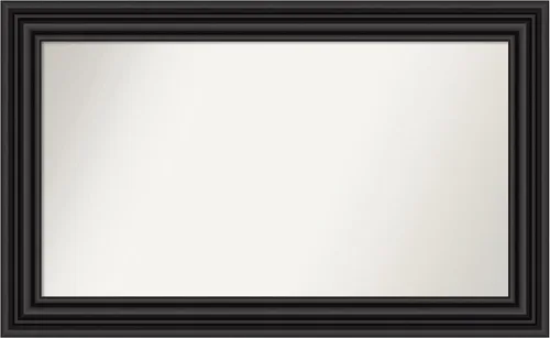 Miniatura 92 de Amanti Art Espejo personalizado, espejo de baño negro puente, espejo de pared o espejo de tocador de baño sobre el fregadero (26 x 26 pulgadas)