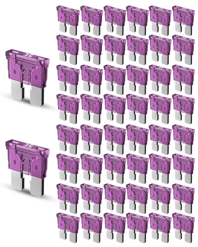 Miniatura 18 de Riseuvo 50 piezas Fusibles Estándar de Automóvil de 20A - Fusibles Automotrices de 20 AMP (ATO/APR/ATS), Fusible de Cuchilla de 32V (12/24V)
