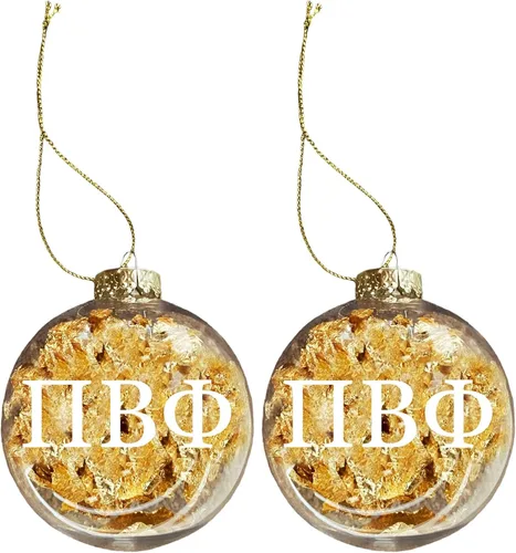 Miniatura 8 de Sorority Shop Pi Beta Phi Ornamento – Bola de Plástico Transparente 3.1 in