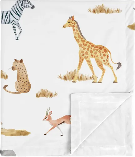 Miniatura 7 de Sweet Jojo Designs Acuarela dinosaurio dinosaurio niño manta suave recibiendo seguridad cochecito bebé viaje cálido Minky verde pizarra azul blanco