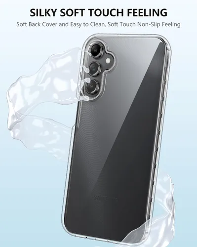 Miniatura 8 de FNTCASE Funda para Samsung Galaxy A15-5G: Funda para teléfono con protector de pantalla incorporado Funda protectora de silicona para teléfono