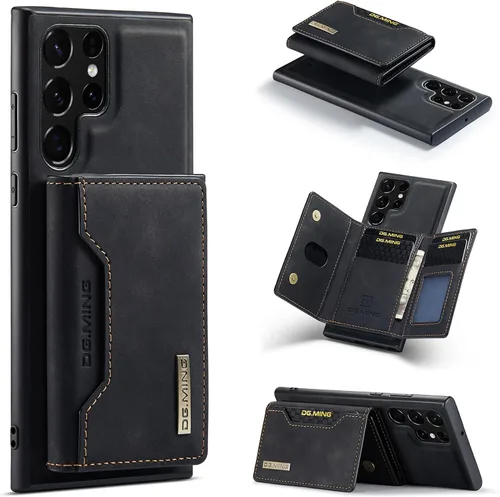 Miniatura 13 de ZCDAYE Funda Para Samsung Galaxy S23 Ultra Con Soporte, Funda De Cuero Desmontable Con Ranuras Para Tarjetero Ranuras Kickstand Cubierta Protectora
