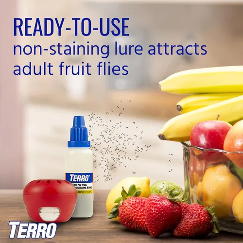 Miniatura 2 de Trampas para moscas de frutas Terro para interiores (paquete de 12) + suministro de señuelo para 540 días