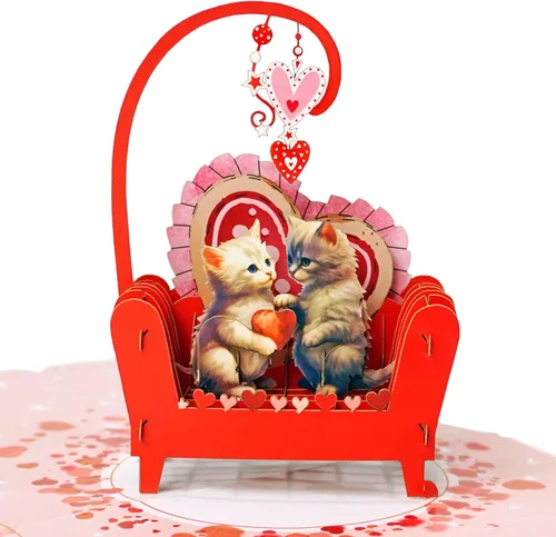 CUTPOPUP - Tarjetas de aniversario desplegables para pareja, tarjeta de aniversario de boda 3D para él, esposa, marido, mamá, papá, tarjeta de