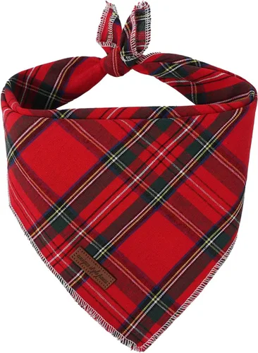 Miniatura 22 de Unique Style Paws Bandanas para perros, 1 unidad, lavables, de algodón, triangular, para otoño, con margaritas de abeja, para perros y gatos