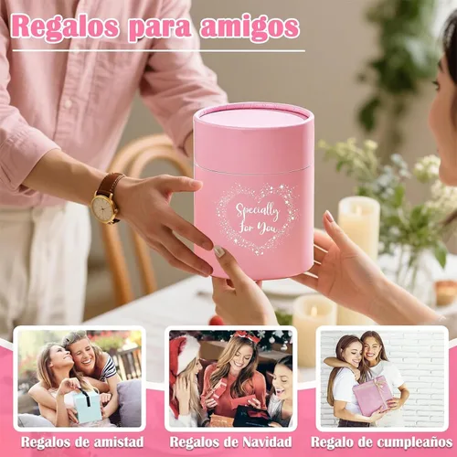 Miniatura 5 de Yalucky Regalos para mujer amiga, vaso de vidrio de 16.2 fl oz, regalos de cumpleaños para mujer, Llaveros para mujeres, regalo de graduación