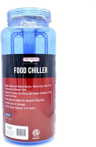 Chef Master Enfriador de alimentos grande, paleta fría de plástico de 155.5 onzas para enfriar sopas calientes, guisos y otros líquidos calientes en