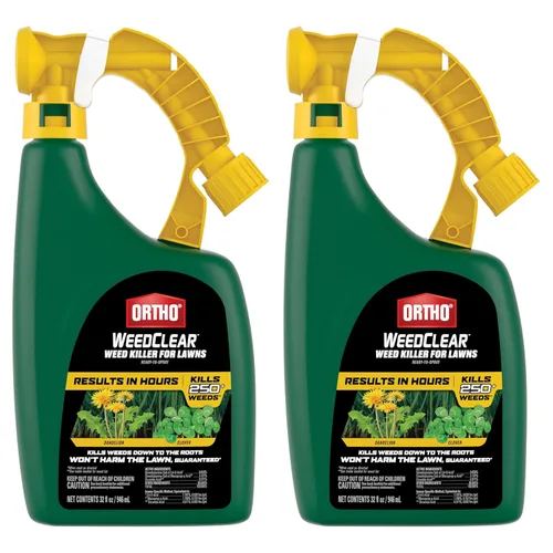 Miniatura 14 de Ortho WeedClear herbicida para césped con Comfort Wand, mata más de 250 malas hierbas incluyendo diente de león y trébol, 1 galón.