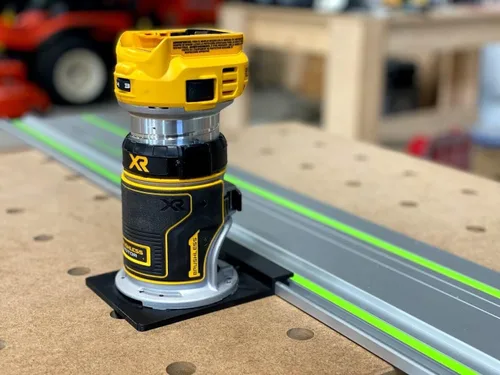 Miniatura 5 de Adaptador de riel guía ToolCurve compatible con enrutador Dewalt - Fabricado en EE. UU
