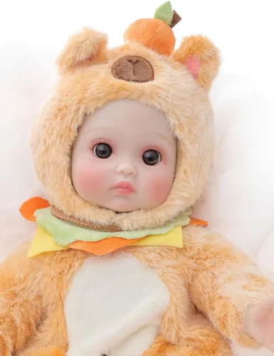 Miniatura 4 de Muñecas de bebé, muñeca realista de cuerpo suave de 15 pulgadas, muñecas de bebé de la vida real con accesorios, para niñas de más de 3 años, juego