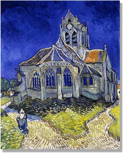 Miniatura 23 de ELITEAART- La noche estrellada por Vincent Van Gogh, pintura al óleo, reproducción de pintura al óleo, impresión en lienzo giclée, tamaño marcado