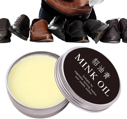 Miniatura 7 de Crema para el cuidado del cuero - Acondicionador de cuero natural Bálsamo de recoloración de cuero con aceite de visón Crema acondicionadora