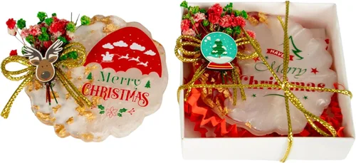 Miniatura 20 de HTF - Paquete de 5 imanes personalizados de resina epoxi para baby shower, regalos para baby shower, regalos de baby shower, revelación de género