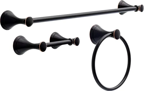 Miniatura 10 de Delta Faucet CLL63-SN Carlisle Kit de accesorios de baño de 3 piezas, níquel cepillado SpotShield Spotshield níquel cepillado